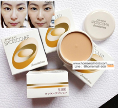 SHISEIDO Spots Cover Foundation 20 g. สี#S100 สำหรับผิวขาว-ขาวเหลือง
