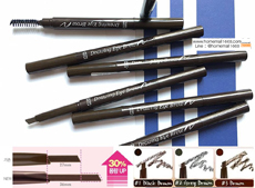 ดินสอเขียนคิ้ว ETUDE HOUSE Drawing Eye Brow รุ่นใหม่ #1 Dark Brown สีน้ำตาลเข้ม